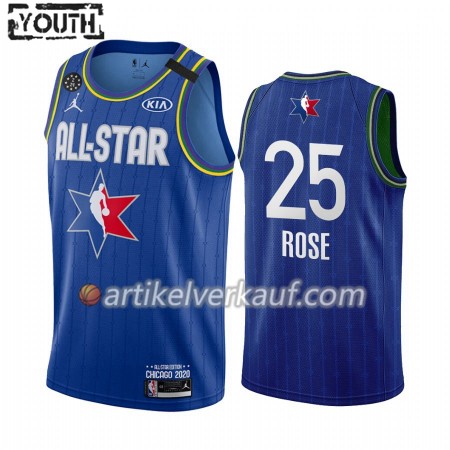 NBA Detroit Pistons Trikot Derrick Rose 25 2020 All-Star Jordan Brand Blau Swingman - Kinder